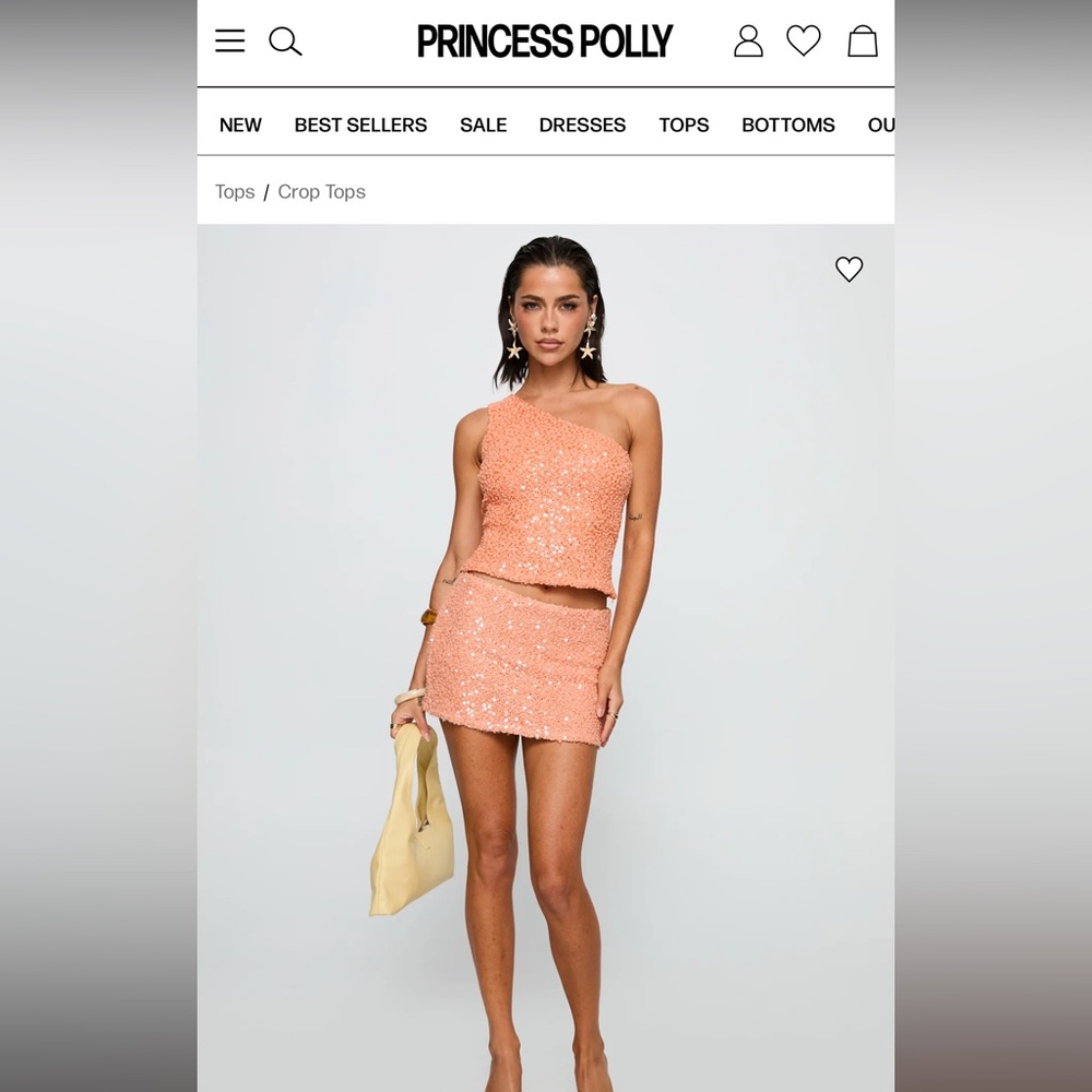 Princess Polly Zaraya Sequin Top